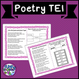 Boom Cards VA SOL Reading Poetry with TEI Practice