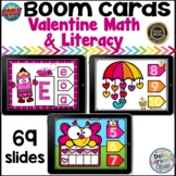 Boom Cards Valentine Math and Literacy Bundle