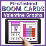 Boom Cards Valentine's Day Bar Graphs Digital Distance Lea