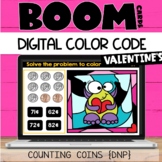 Boom Cards Valentines Counting Coins -dimes, nickels, penn