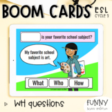 Boom Cards™ WH questions
