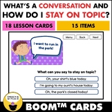 Boom™ Cards What Is A Conversation & How Do I Stay On Topic?