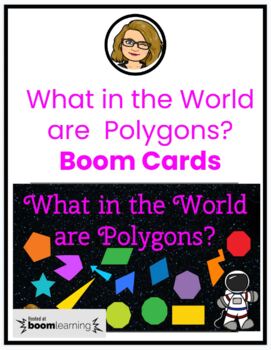 Preview of Boom Cards - What in the World are Polygons?