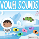 Boom Cards™ Winter Beginning Vowel Sounds