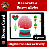 Boom Cards | Winter activity | Decorate a snow glove - 10 houses