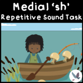 Boom Cards™ Word Medial 'sh': Repetitive Sound Task