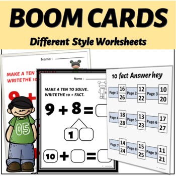 Preview of Boom Cards Worksheets
