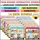 Boom™ Cards Year-Round Interactive Language Stories Bundle