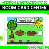 Addition and Subtraction Math Boom Cards Adding and Subtra