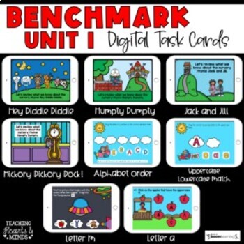Preview of Boom Cards for Benchmark Unit 1