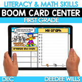 Boom Cards for First Grade - December - BUNDLE