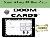Boom Cards on Domain and Range (#2)