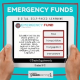Boom Cards™ on Emergency Funds for Personal Finance