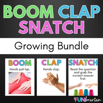 Preview of Boom Clap Snatch | Bundle | Library Games
