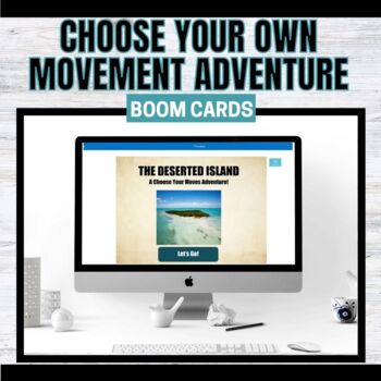 Preview of Boom Deck for OT/PT: Choose Your Moves Adventure - The Deserted Island!