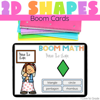 Preview of Boom Cards 2D Shapes Geometry