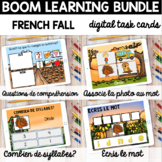 BUNDLE Boom Cards: French Activities (L'automne/Fall) DIST