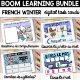 BUNDLE Boom Cards: French Activities - L'hiver/Winter DIST