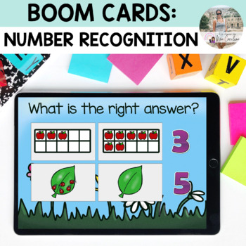 Preview of Boom Cards: English Math - Counting 1-10