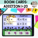 Boom Cards: English Math - Addition (0-20)