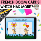 French Boom Cards: Math - Counting: Which has more?