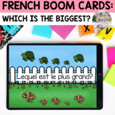French Boom Cards: Math - Measurement: Which is the biggest?