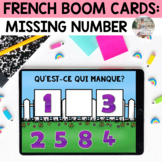 French Boom Cards: Math - Counting: What number is missing