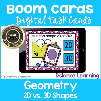 Preview of Boom Learning™: Geometry (2D vs. 3D Shapes). Digital.