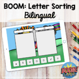 Boom Cards: Letter Sorting / Associe la lettre (BILINGUAL)