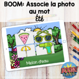 Boom Cards: French Summer Vocabulary / Associe l'image au 