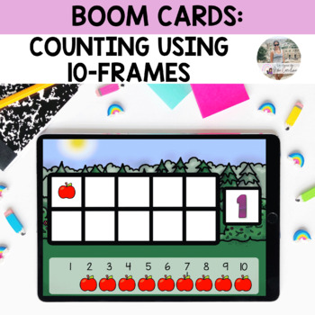 Preview of Boom Cards: Math Counting Using 10-Frames