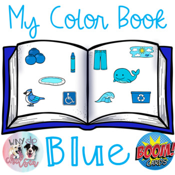 Preview of Boom Learning | My Color Book: Blue!