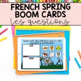 French Boom Cards: Spring Comprehension Questions | le printemps