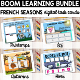 BUNDLE Boom Cards: FRENCH Seasons / Ensemble: les saisons 