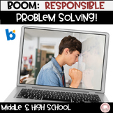 Boom Responsible Problem Solving Middle High School