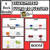 Boom (TM) Word To Picture Match Bundle, ABA, Autism, Distance Learning