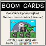 Boom cards- Cherche et trouve la syllabe (dinosaure)