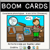Boom cards- Conscience phonologique, son initial (dinosaure)