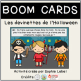 Boom cards- Les devinettes de l'Halloween (en français)