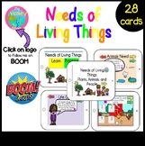 Boom cards- Topic 5 Needs of Living Things Elevate Science