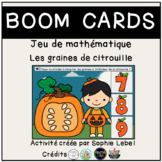 Boom cards- jeu de mathématique "les graines de citrouille