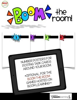 Preview of Boom the Room Posters (younger) FREE