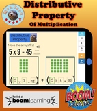 Distance Learning Boomcards - Distributive Property of Mul