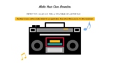 Boombox Printable for Music Unit or 1980s/1990s Themed Activity