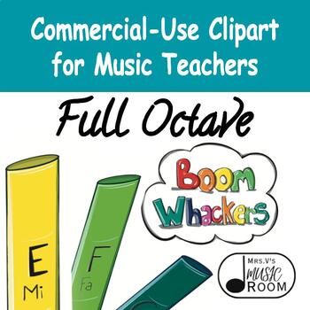 Preview of Boomwhacker Clipart | Music Teachers