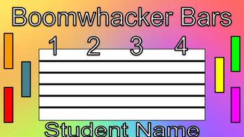 Preview of Boomwhacker Composition Template