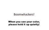 Boomwhackers Introduction Powerpoint