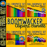 Boomwhackers MEGA Boomwhacker Clipart Set, Lettered & Unlettered