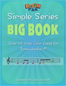 Preview of Boomwhackers® Sheet Music “BIG BOOK” – (over 60 songs)