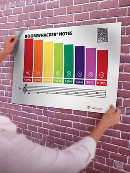 Music: Boomwhackers Tube Color Chart (Interactive PDF) by HardPlayed